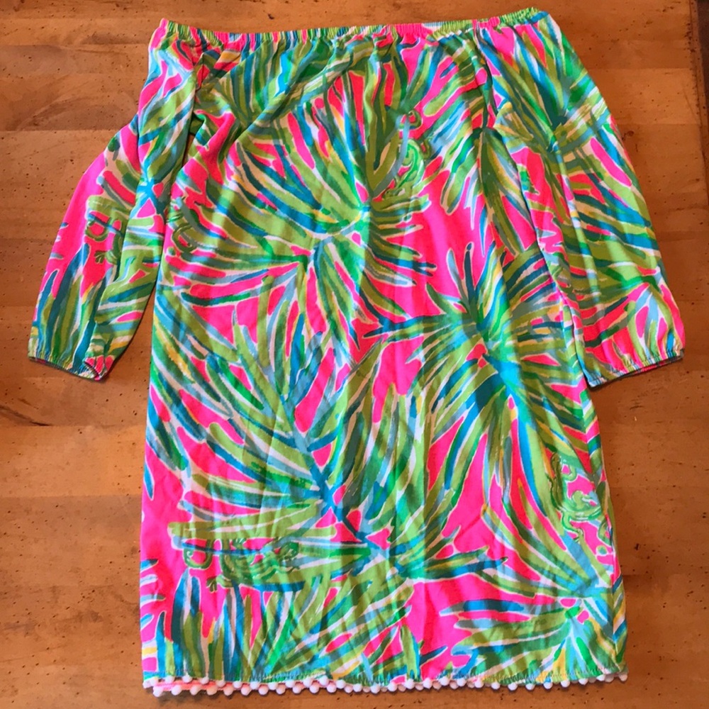 Lilly Pulitzer Girls off the shoulder dress